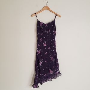 90s Studio Y Asymmetrical Midi Dress in Purple